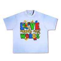 Grape Ice love needs no words Urban Heavy Tee - JahusDesignShop