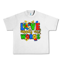 Lunar Rock love needs no words Urban Heavy Tee - JahusDesignShop
