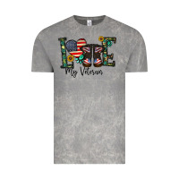 Cloud Rock love my veteran Vintage Tee - CowhideDigitalArt