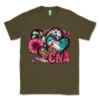 Army Green certified nursing assistant cna hearts Classic Tee - Jasminsmagicworld