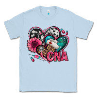 Dusty Blue certified nursing assistant cna hearts Classic Tee - Jasminsmagicworld
