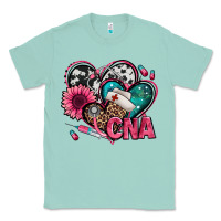Seafoam certified nursing assistant cna hearts Classic Tee - Jasminsmagicworld