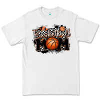 White basketball mom Premium Tee - MaliasSmallBusiness