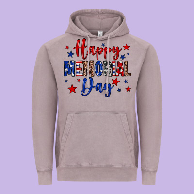 Happy Memorial Day Vintage Hoodie Designed By Neo Western