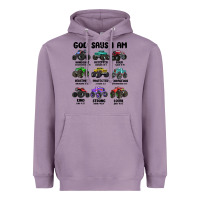 Lavender god says i am Heavyweight Hoodie - MaliasSmallBusiness