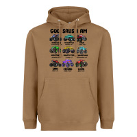 Toasted Coconut god says i am Heavyweight Hoodie - MaliasSmallBusiness