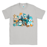 Moon Dust winter snowman coffee cups Classic Tee - AdoDesignShop