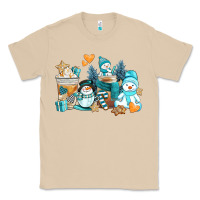 Mushroom winter snowman coffee cups Classic Tee - AdoDesignShop