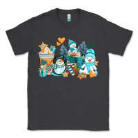 Smoke winter snowman coffee cups Classic Tee - AdoDesignShop
