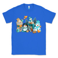 True Royal winter snowman coffee cups Classic Tee - AdoDesignShop