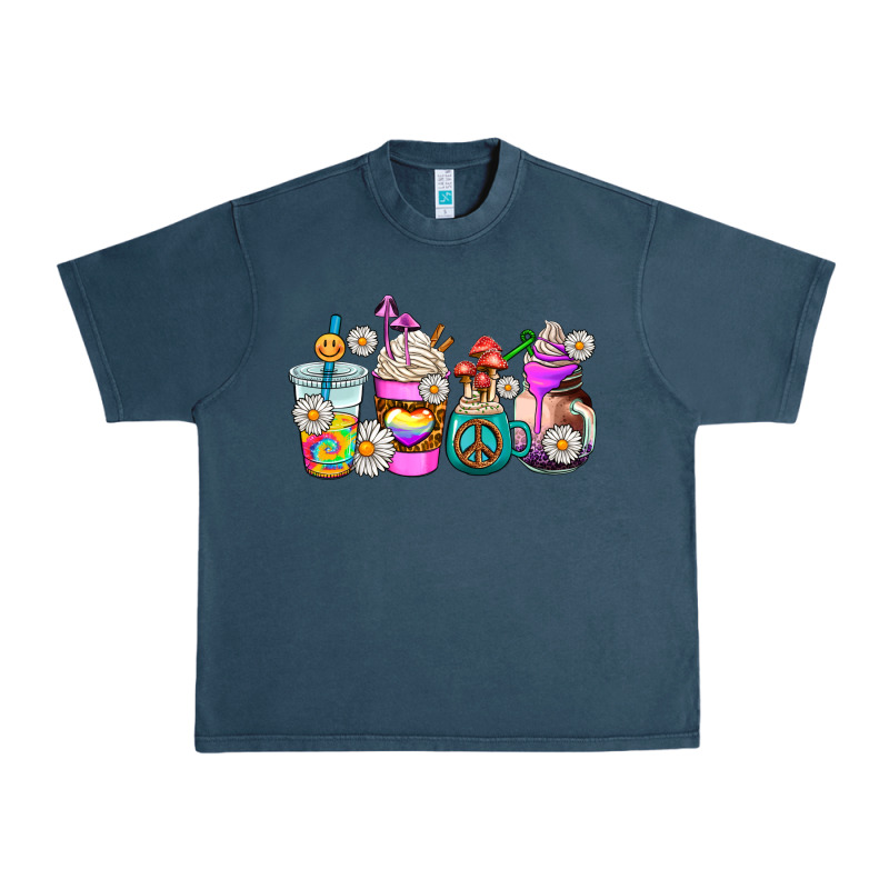Hippie Coffee Cups Urban Heavy Tee by AdoDesignShop | Teevron