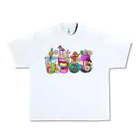 White hippie coffee cups Urban Heavy Tee - AdoDesignShop