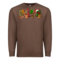 Chestnut Personalized Christmas Themed Premium Sweatshirt - NancyCooperArtShop