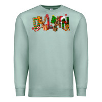 Seafoam Personalized Christmas Themed Premium Sweatshirt - NancyCooperArtShop