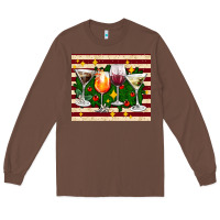 Chestnut Christmas cocktail Long Sleeve Tee - AdoDesignShop
