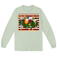 Matcha Christmas cocktail Long Sleeve Tee - AdoDesignShop