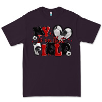 Plum my heart is on that field soccer Premium Tee - MaliasSmallBusiness