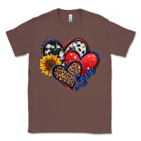 Chestnut 4th of july american hearts Classic Tee - Jasminsmagicworld