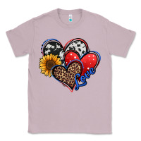 Lilac 4th of july american hearts Classic Tee - Jasminsmagicworld