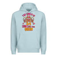 Blue Mist the queen is 34 long live the queen Premium Hoodie - Jasminsmagicworld