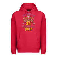 Cardinal the queen is 34 long live the queen Premium Hoodie - Jasminsmagicworld