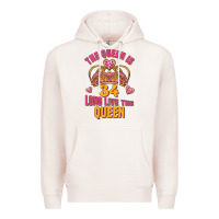 Pale Pink the queen is 34 long live the queen Premium Hoodie - Jasminsmagicworld