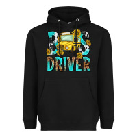 Black bus driver Heavyweight Hoodie - NancyCooperArtShop