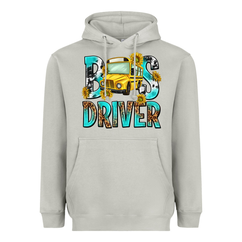 Bus Driver Heavyweight Hoodie by NancyCooperArtShop | Teevron