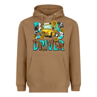 Toasted Coconut bus driver Heavyweight Hoodie - NancyCooperArtShop