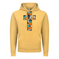Vintage Mustard pumpkin cross Vintage Hoodie - JahusDesignShop