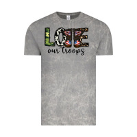 Cloud Rock love our troops Vintage Tee - CowhideDigitalArt
