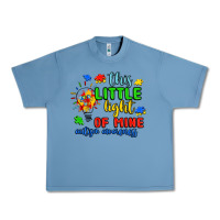 Pebble Blue this little light of mine autism awareness Urban Heavy Tee - JahusDesignShop