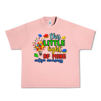 Salmon this little light of mine autism awareness Urban Heavy Tee - JahusDesignShop