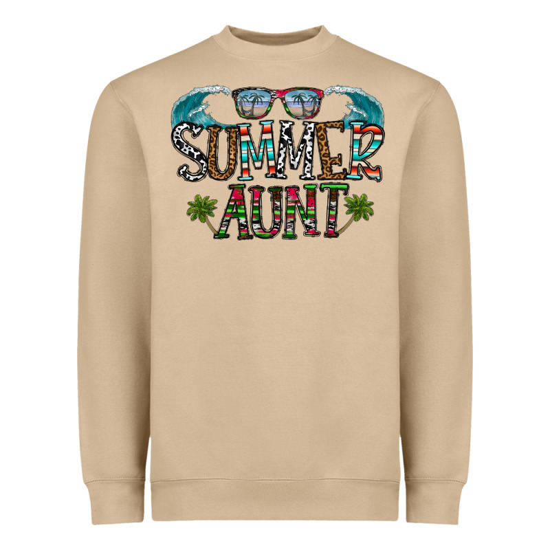 Summer Aunt Heavyweight Sweatshirt by CowhideDigitalArt | Teevron