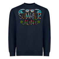 Navy summer aunt Heavyweight Sweatshirt - CowhideDigitalArt