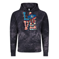 Cloud Black Love Texas  4th of july Vintage Hoodie - CowGirlArtShop