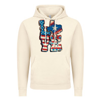 Vintage Artic Love Texas  4th of july Vintage Hoodie - CowGirlArtShop