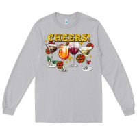 Moon Dust Cheers Christmas Coctail Long Sleeve Tee - AdoDesignShop