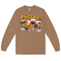 Toasted Coconut Cheers Christmas Coctail Long Sleeve Tee - AdoDesignShop