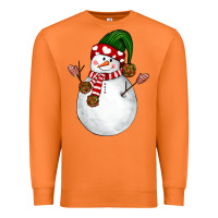 Carrot Snowman Premium Sweatshirt - NancyCooperArtShop