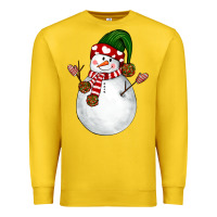 Lemon Snowman Premium Sweatshirt - NancyCooperArtShop