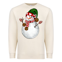 Sandshell Snowman Premium Sweatshirt - NancyCooperArtShop