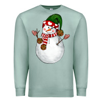 Seafoam Snowman Premium Sweatshirt - NancyCooperArtShop