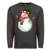 Smoke Snowman Premium Sweatshirt - NancyCooperArtShop