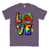 Lavender autism love Classic Tee - LillyAllenDesigns
