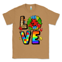 Toasted Coconut autism love Classic Tee - LillyAllenDesigns