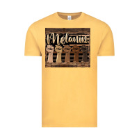 Vintage Mustard melanin American flag Vintage Tee - HRA Design Shop