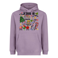 Lavender religious christmas Heavyweight Hoodie - MaliasSmallBusiness