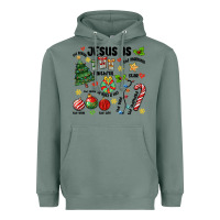 Sage religious christmas Heavyweight Hoodie - MaliasSmallBusiness