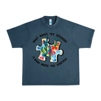 Midnight Navy what makes you different is what makes you beautif Urban Heavy Tee - JahusDesignShop